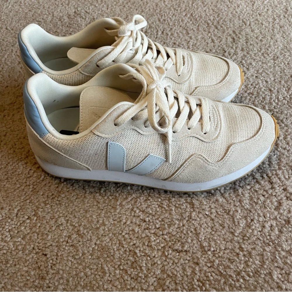 Veja Cream/Blue SDU Sneakers